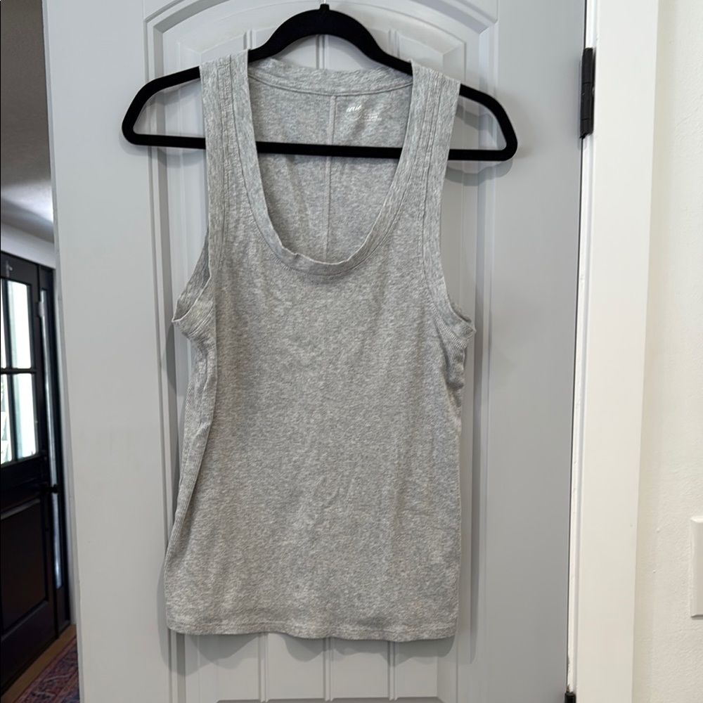 Aerie Gray Sleeveless Tank Top